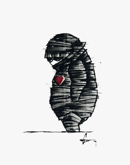 Teeth Left Side Gaze by Guava De Art