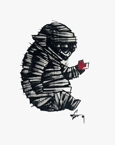 Teeth Gifted Heart by Guava De Art