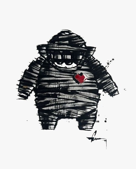 Teeth Arms Out by Guava De Art